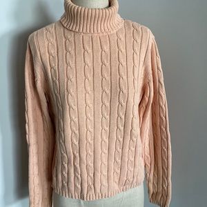 IZOD peach turtleneck sweater